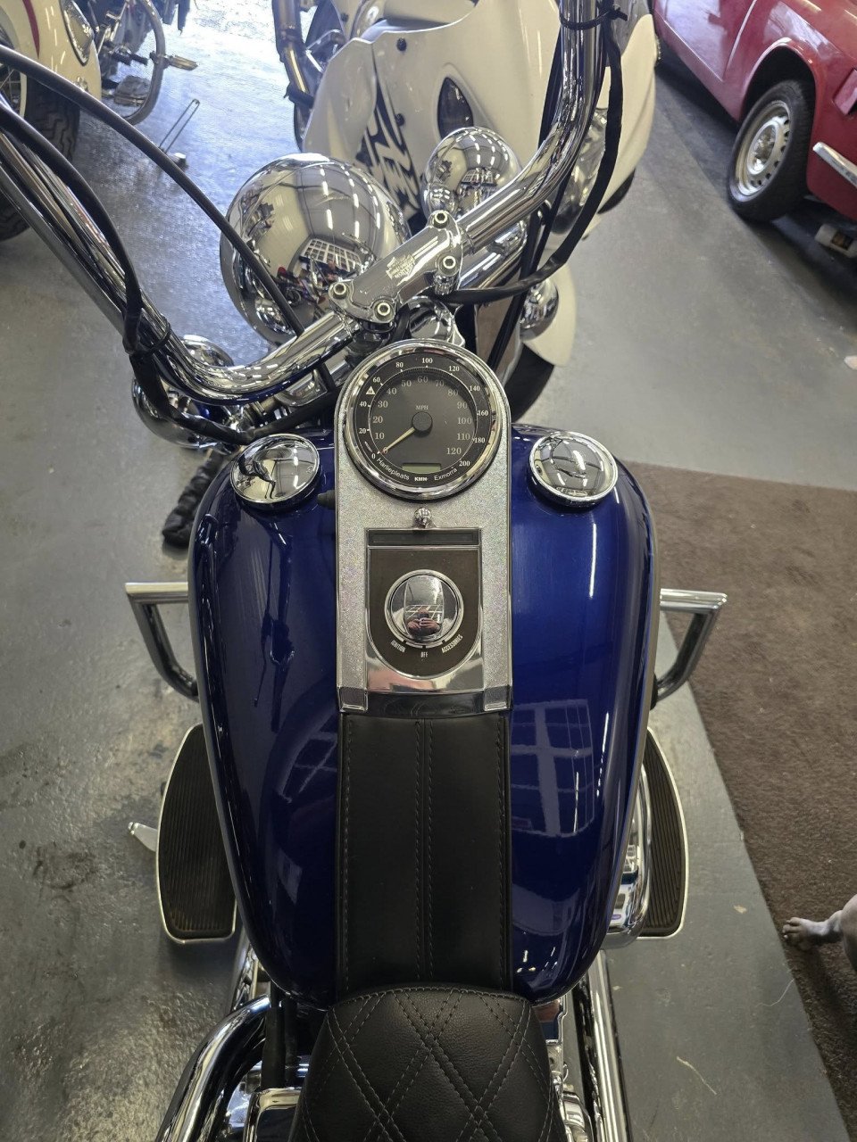 Harley Davidson Heritage Softail Mexican style.