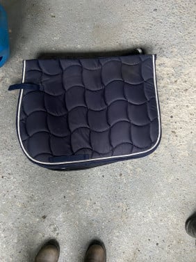 Dekje blauw maat Cob/Full