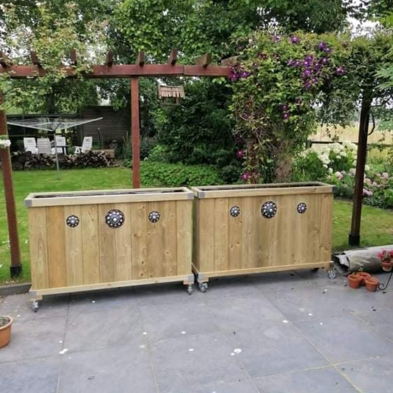 Zeeuwse knop bloembakken vanuit ons assortiment of eigen maatopgave.