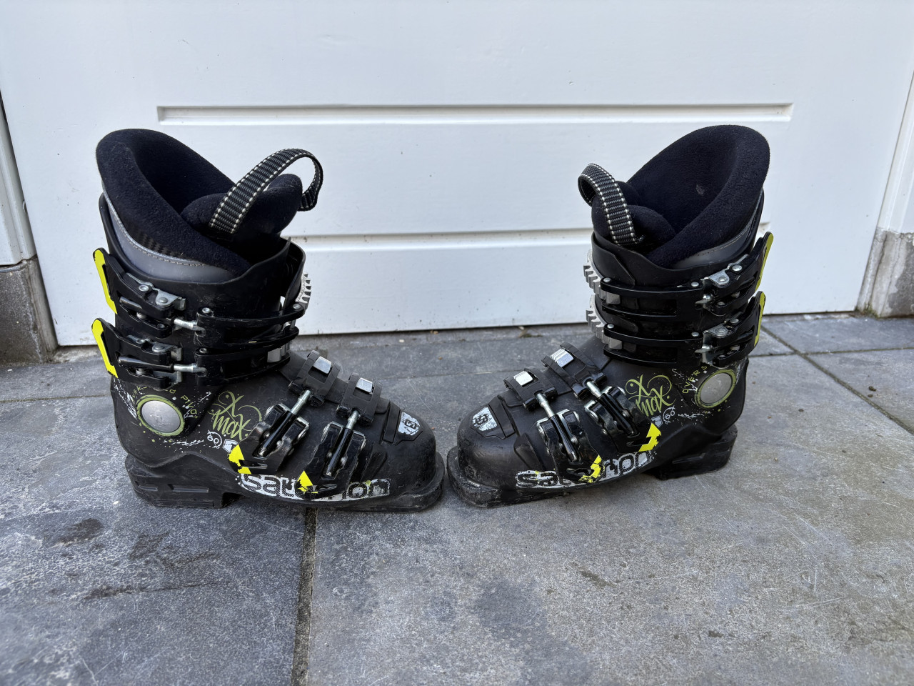 Atomic xt 90cm ski’s met Salomon x max 60t skischoenen (maat 27/28)