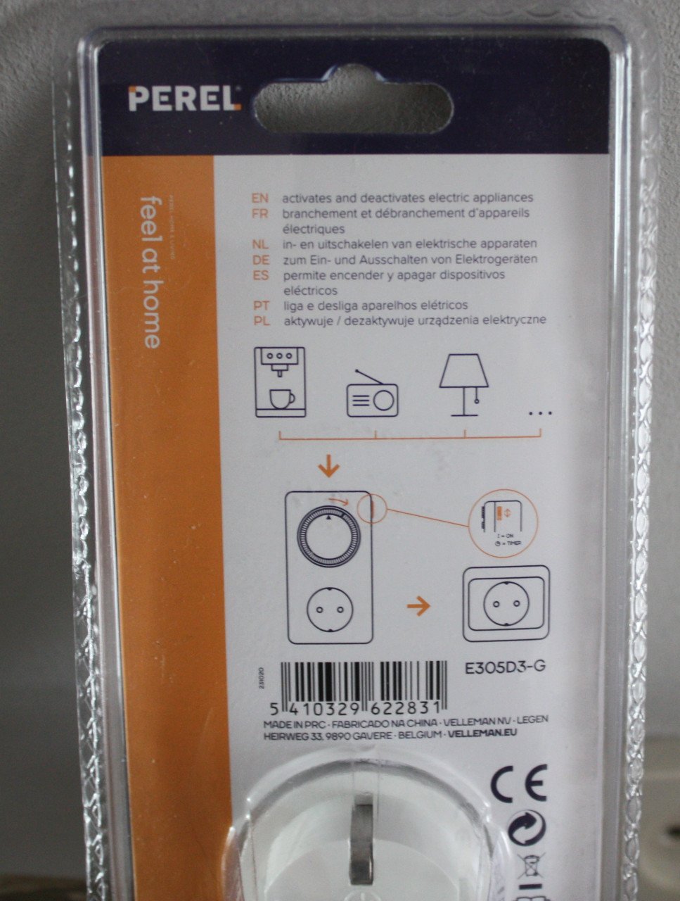 Timer nieuw in verpakking
