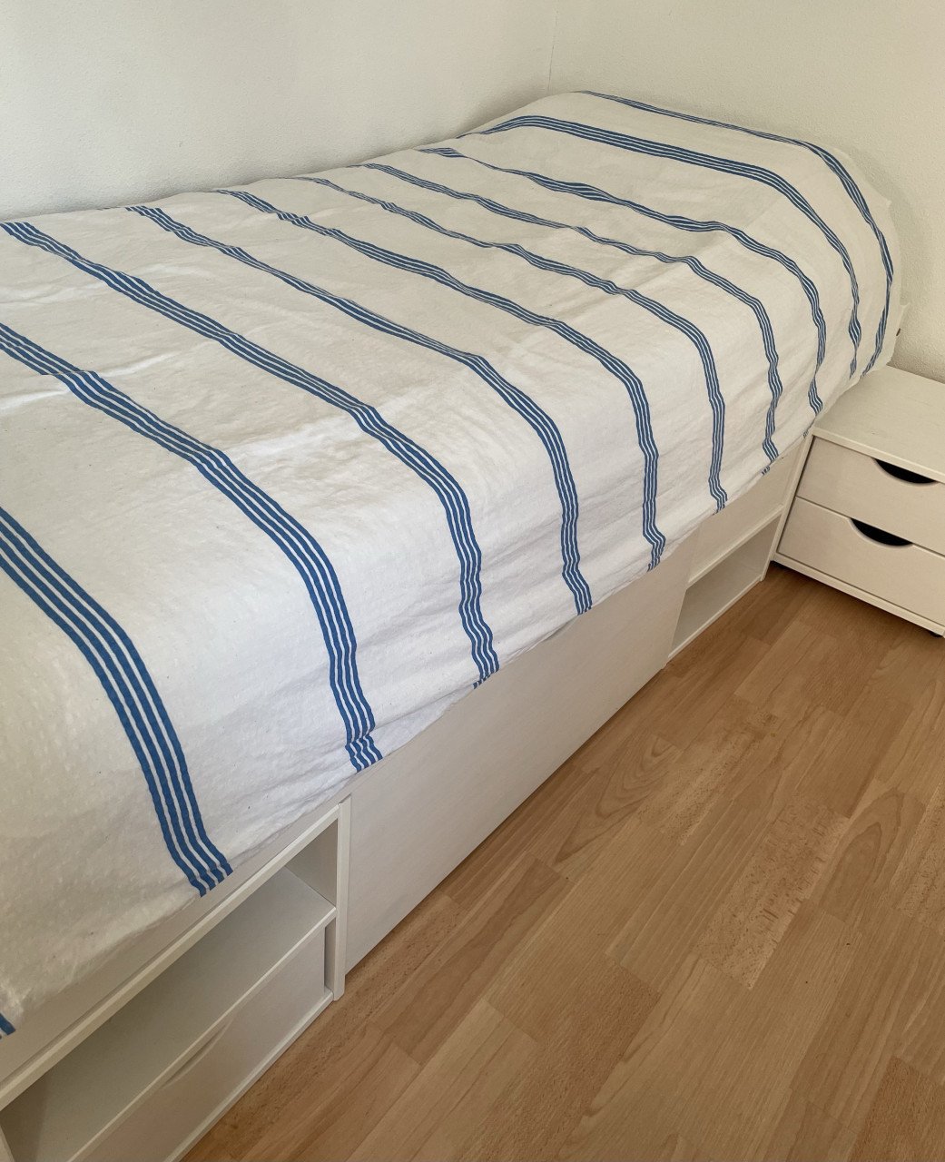 Kajuitbed grenen wit