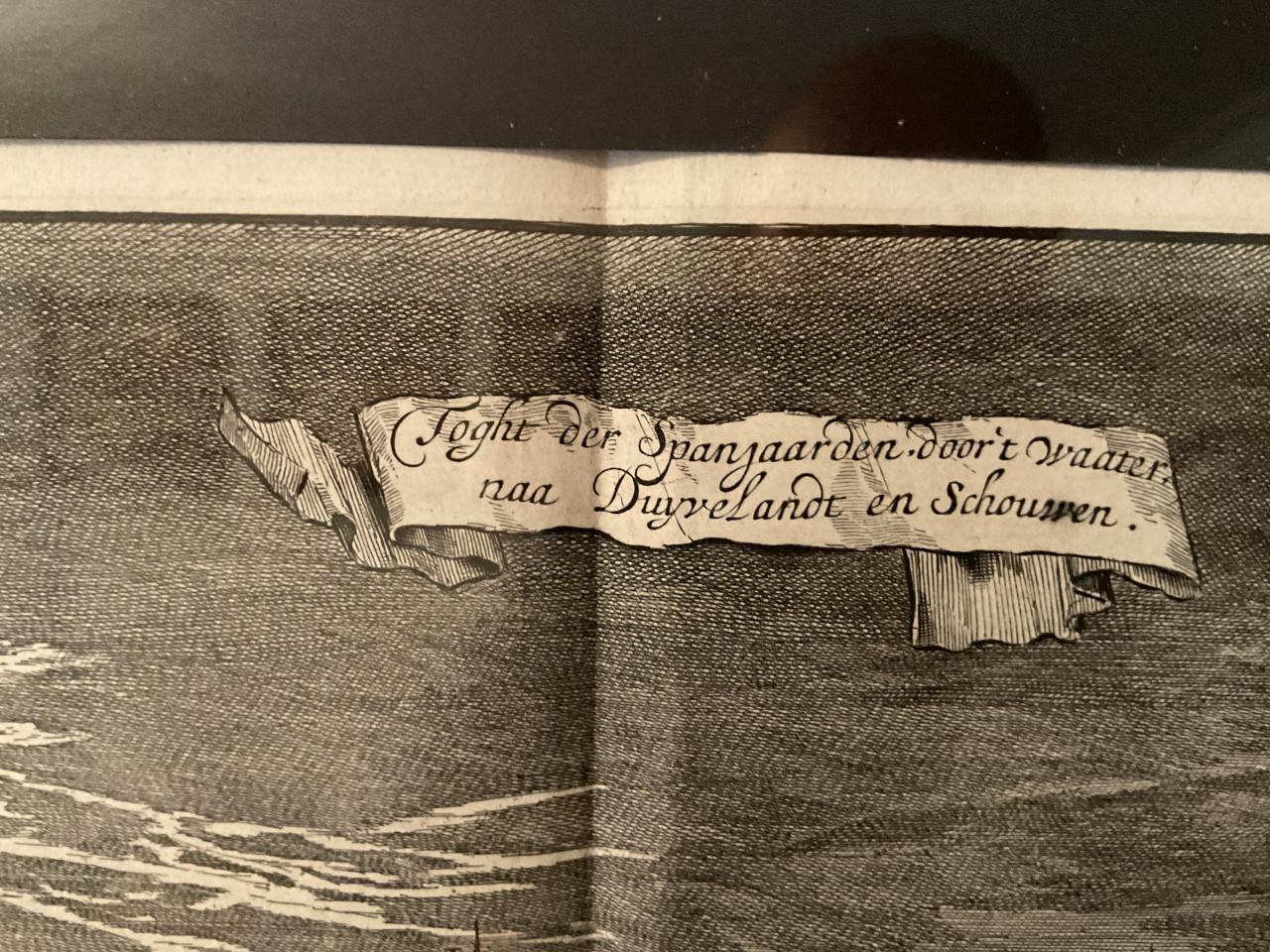 Tekening van Zierikzee 1730