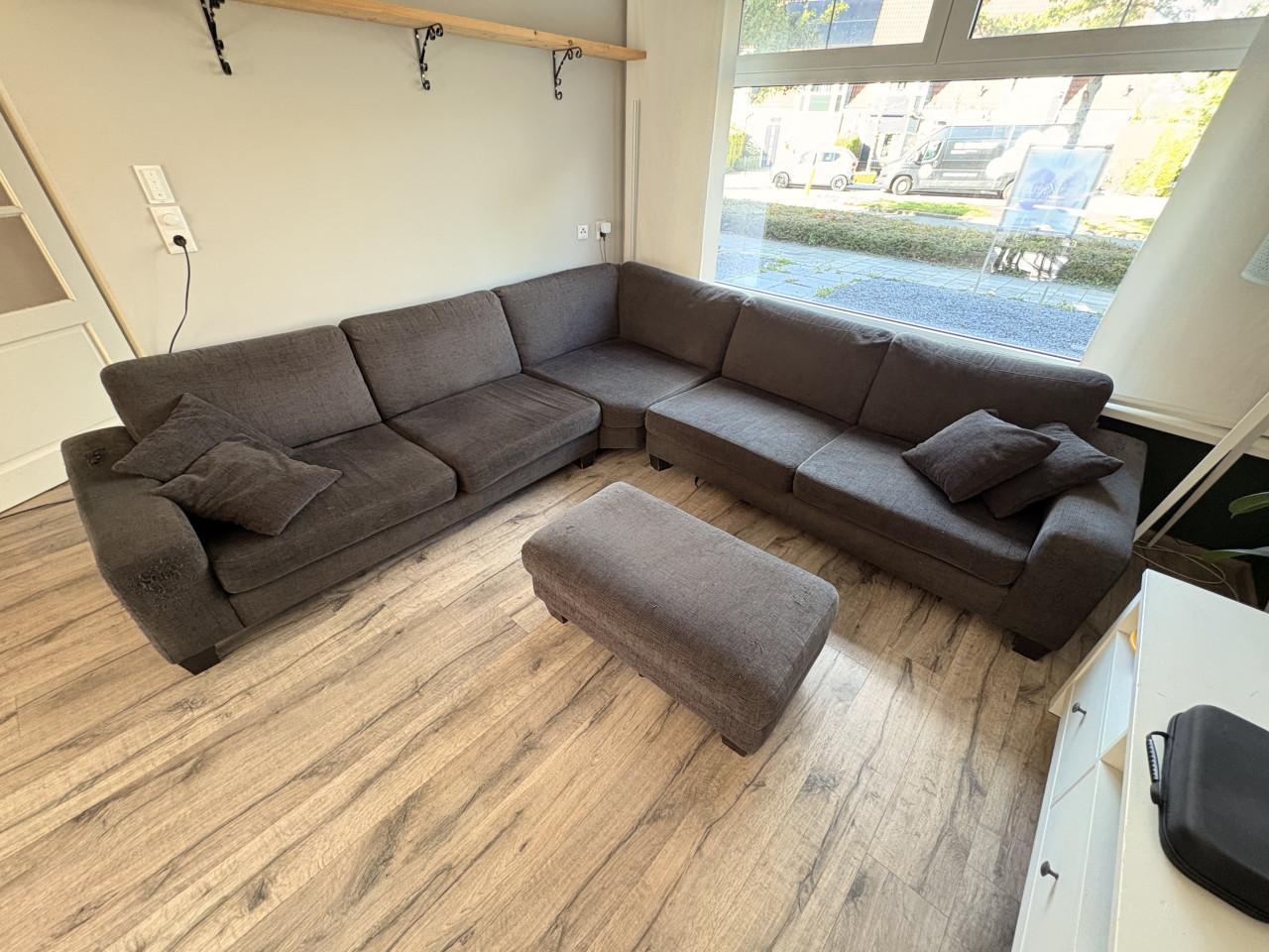 5zits bank hoek zwart