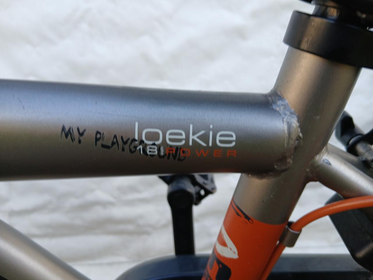 Nette kinderfiets Loekie Booster 18 inch