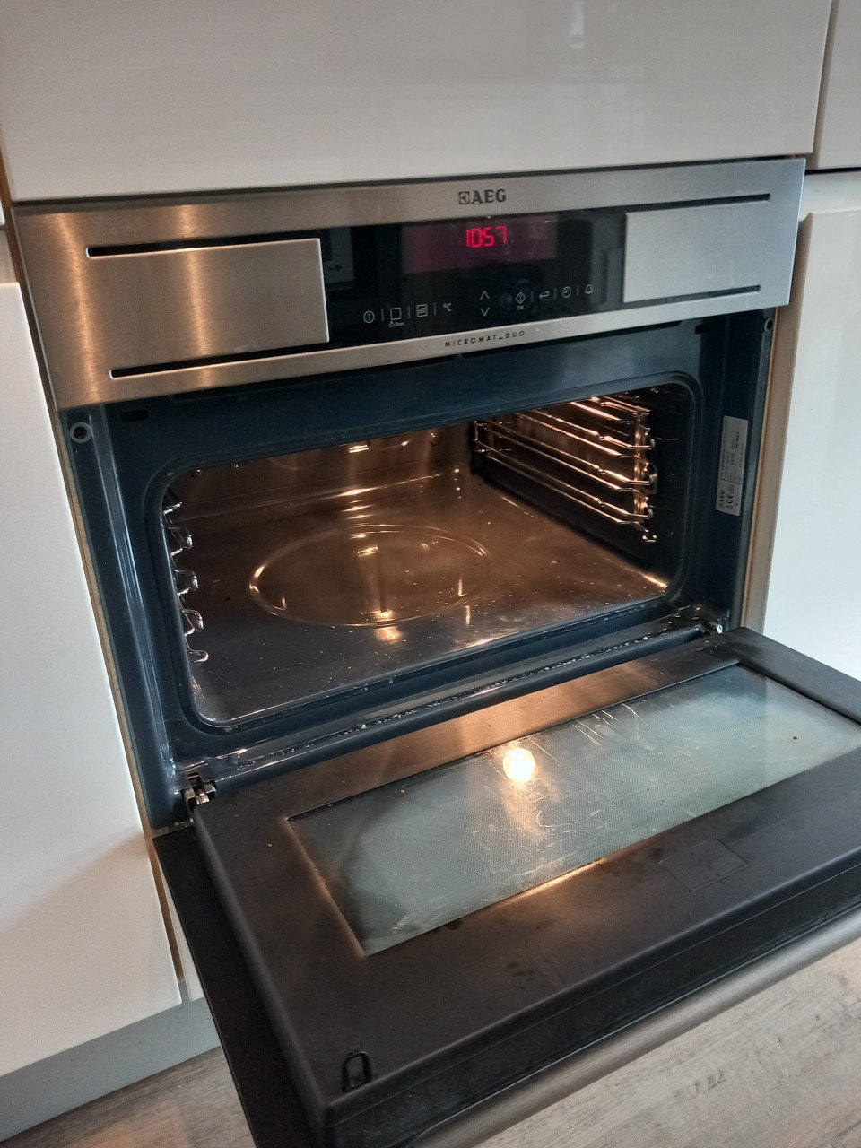 AEG micromat-duo inbouw combi-oven 60x45 cm