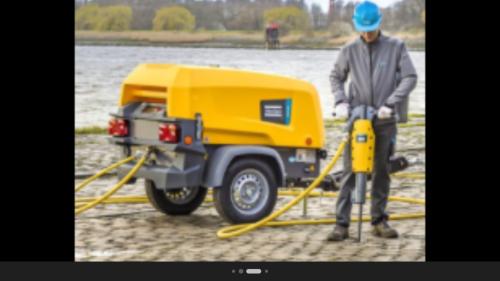 Te huur werklucht compressor