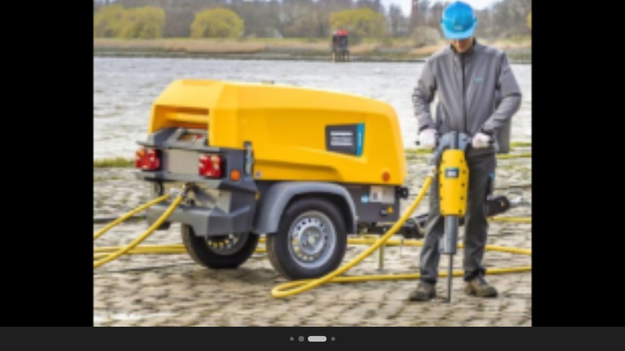 Te huur werklucht compressor