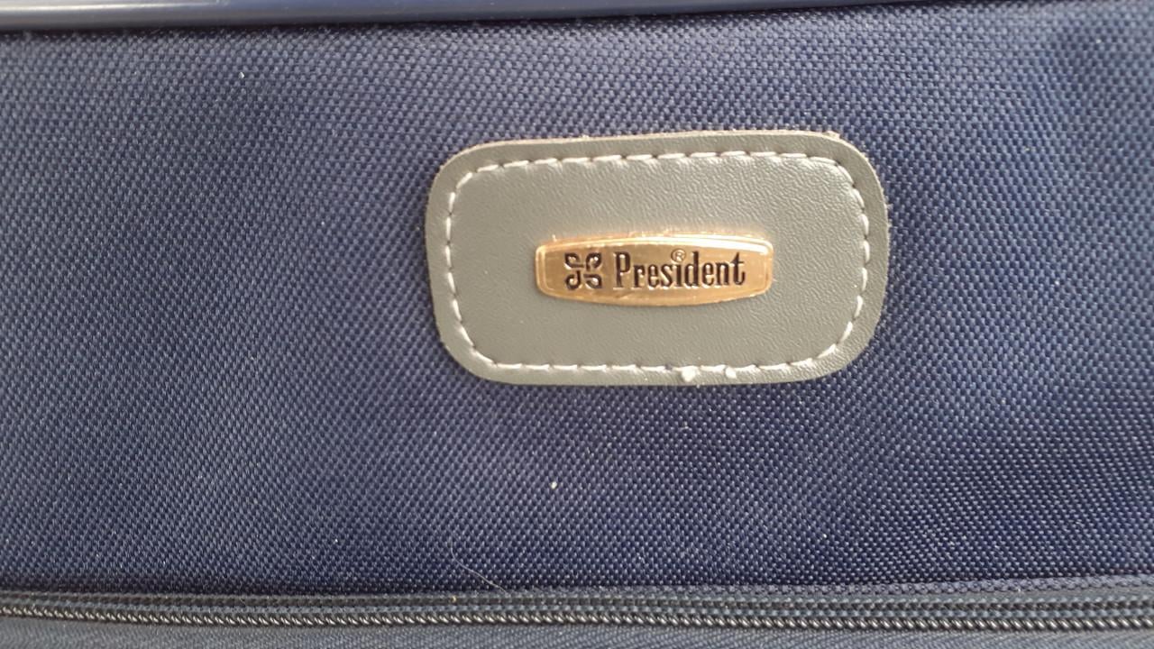 Rol-Koffers roze / groen & tas, blauw met inhoud rugzak + tas + kleine tas