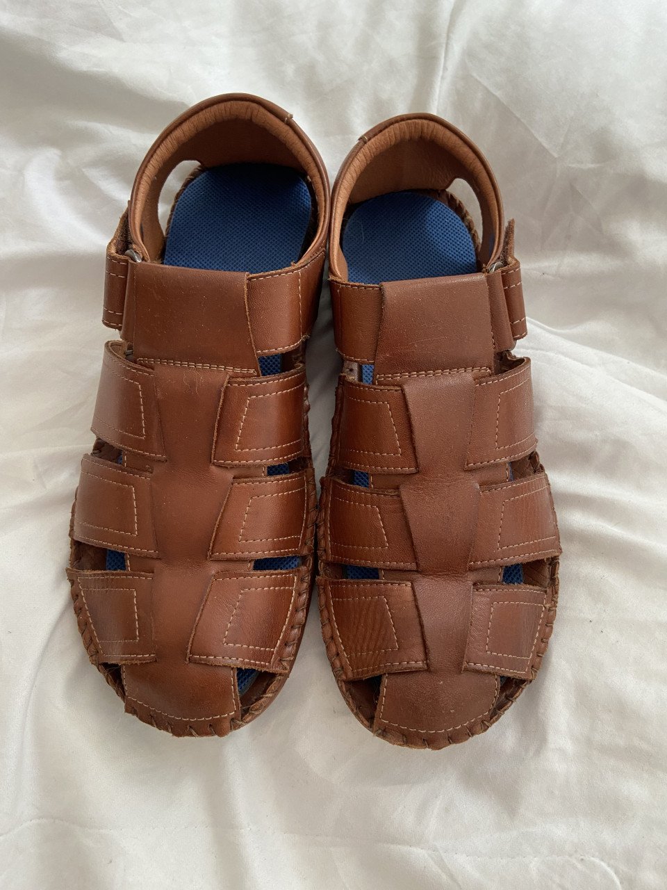 Leren sandalen heren