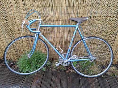 2 retro koersfietsen