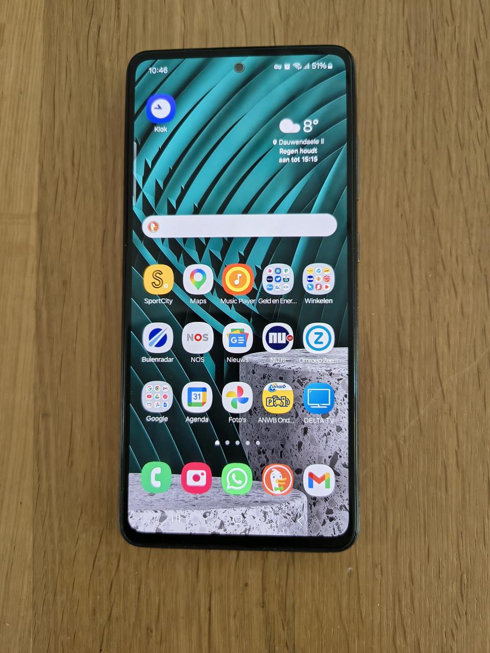 Samsung A52 met (slim) hoesje