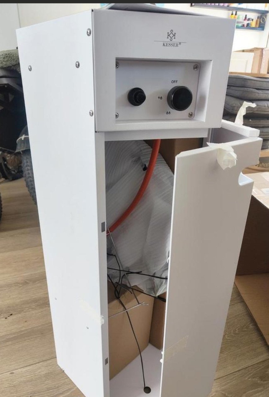 Gas heater verwarming