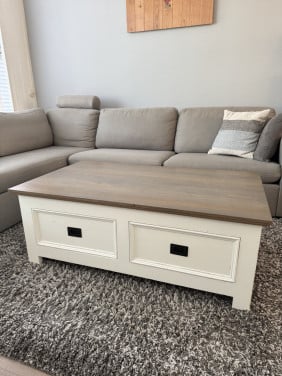 Landelijke salontafel