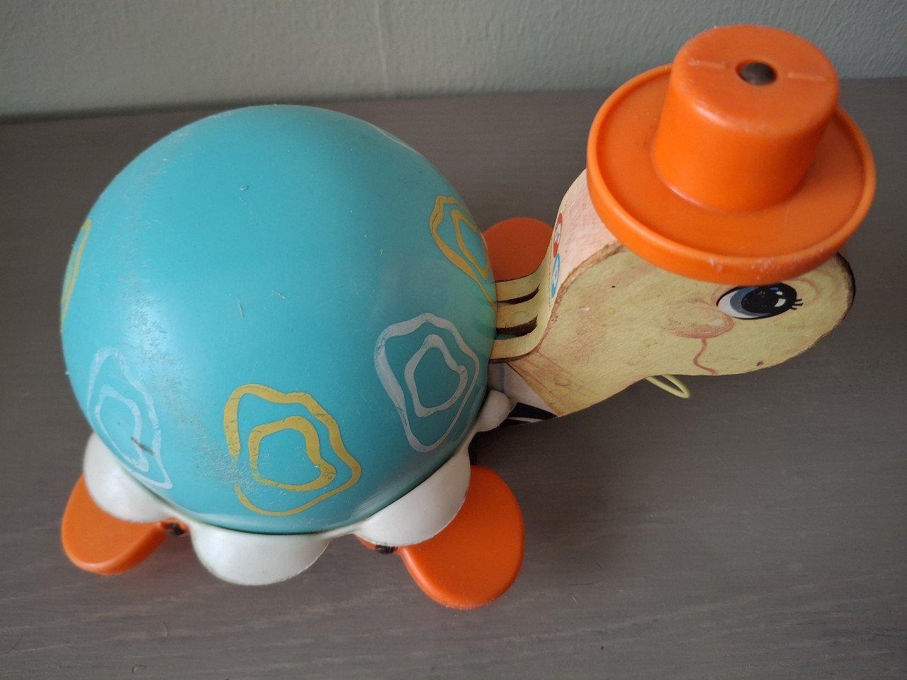 Vintage Fisher-Price  Schildpad