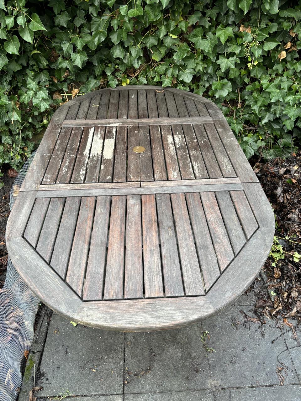 Tuinset 6 persoons teakhout