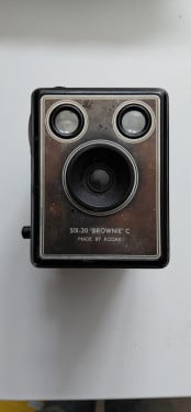 Fotocamera uit vroeger tijd (+/- 1945)
