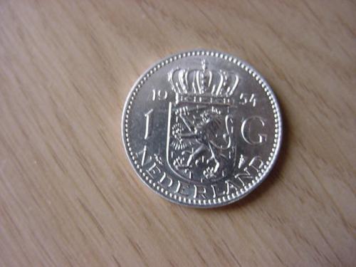 1 Gulden 1954 Zilver