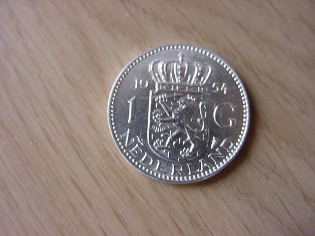 1 Gulden 1954 Zilver