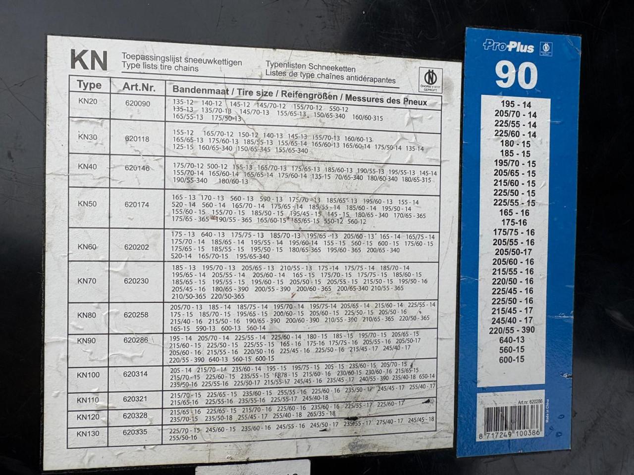 Sneeuwkettingen KN90
