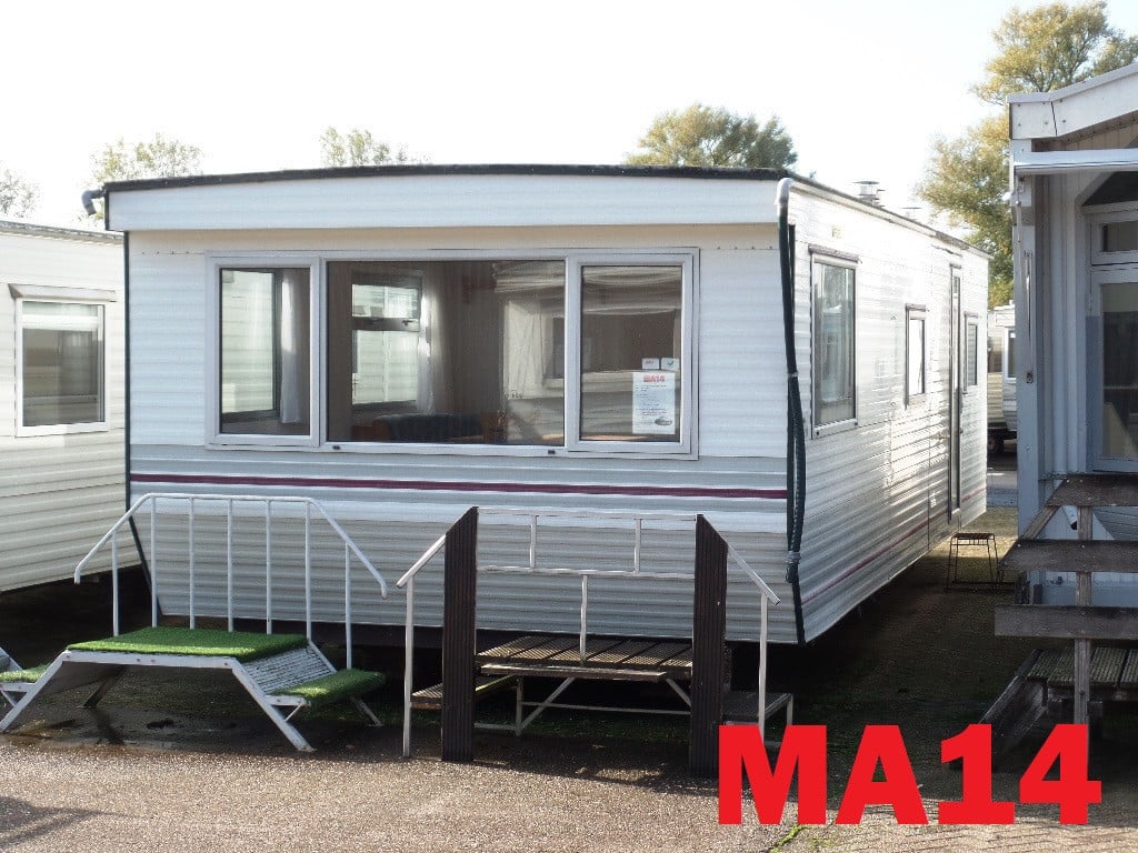 Diverse modellen Muller stacaravans met 2 slaapkamers voorradig