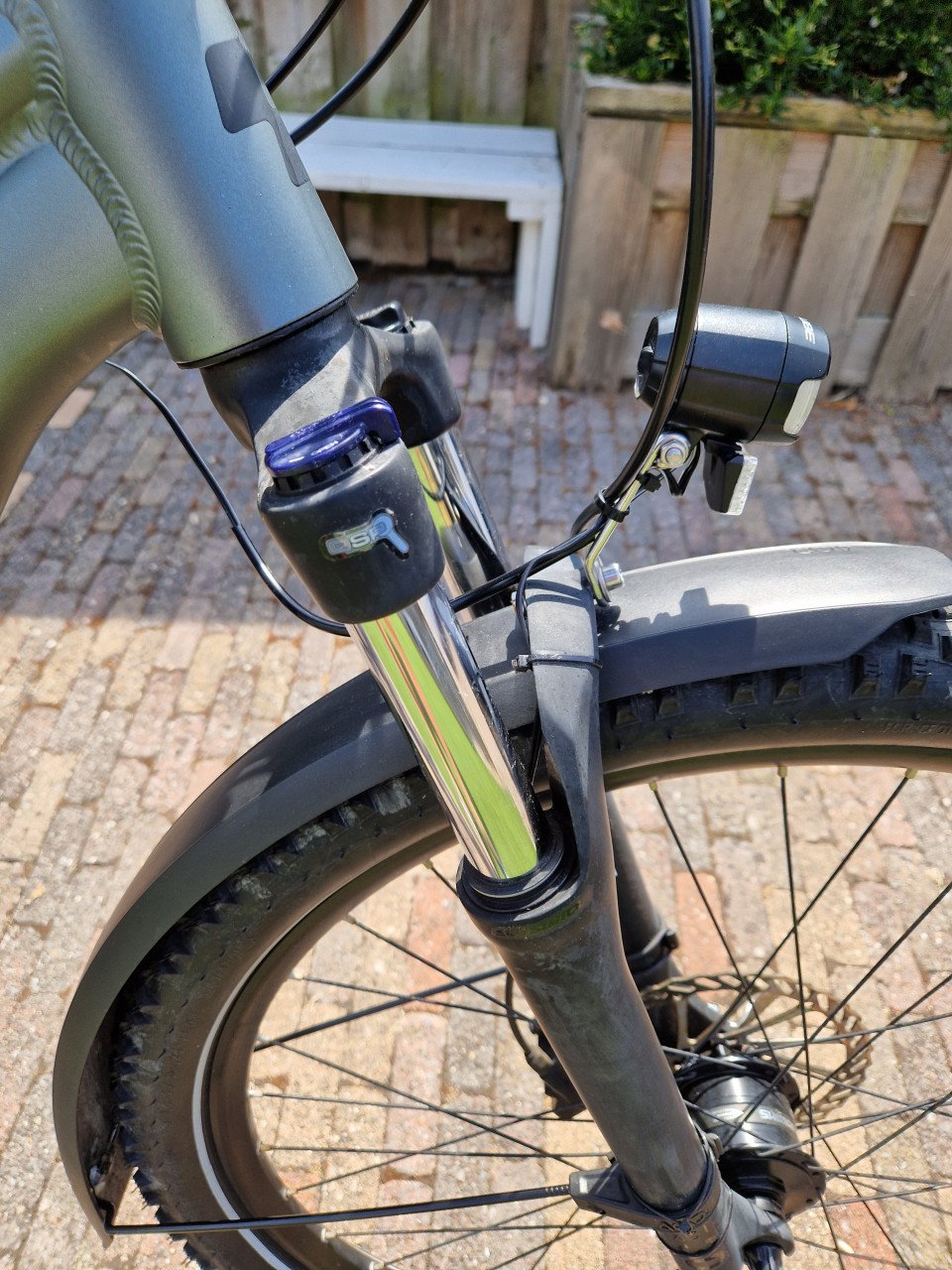 Mountainbike voor naar middelbare school te gaan