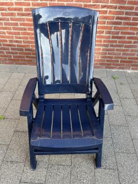 Tuinstoel, blauw