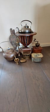 Allerlei  antiek koper etc.
