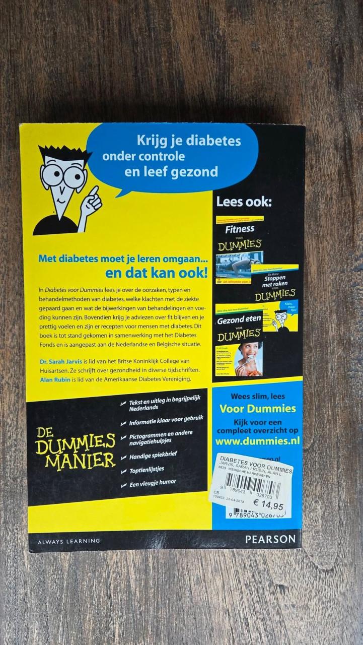 Boek 'Diabetes voor Dummies