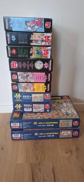 Puzzels Jan van haasteren en WasGij 10 stuks