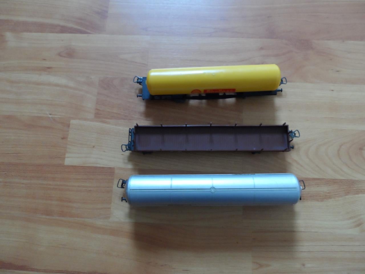 6 Wagons en 1 stoomloc 1309 Fleischmann