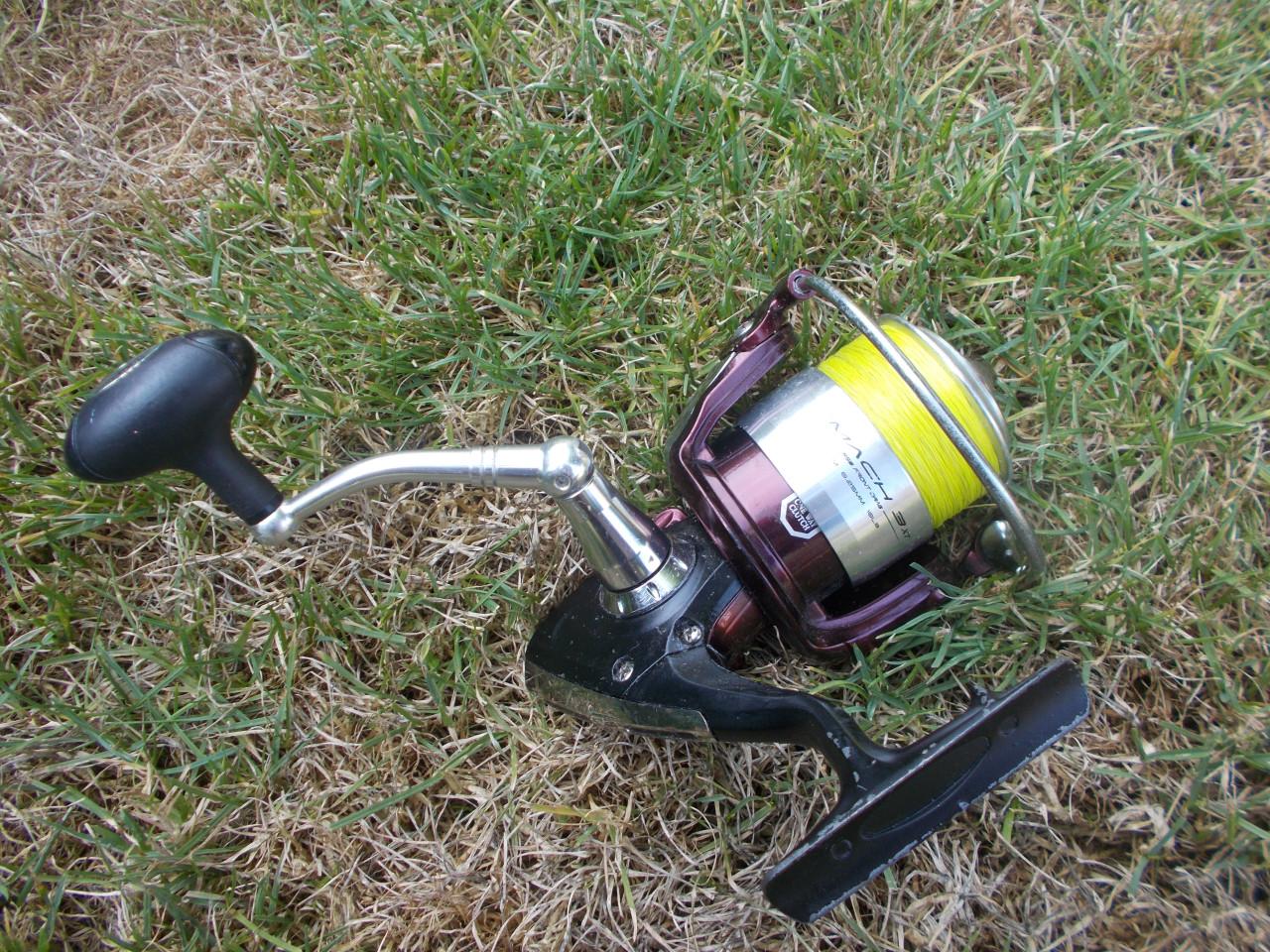 Top spinset "Silstar Powertip 100 Traverse X ,"+ Shakespeare MACH 3XT molen