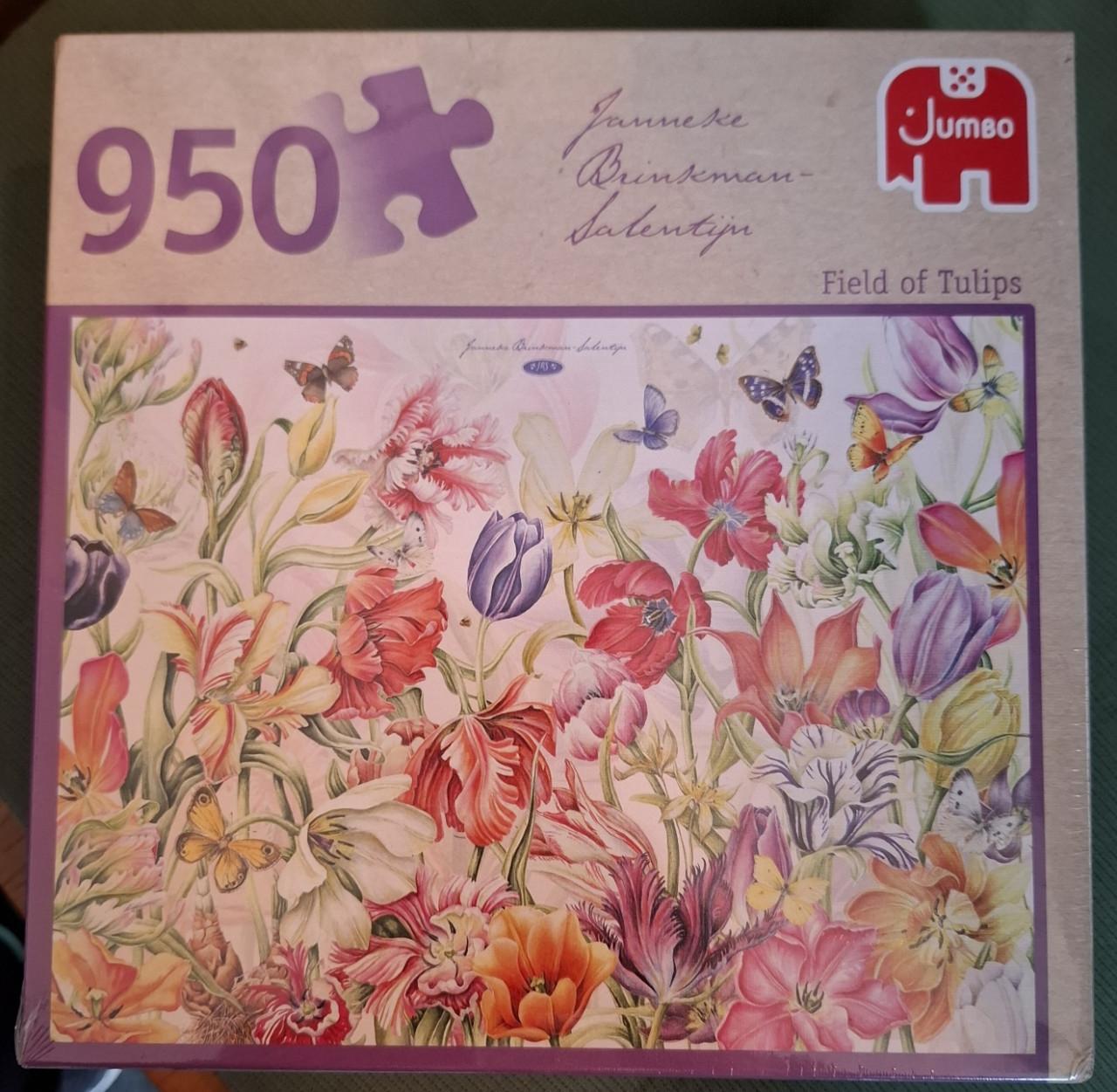 Jumbo legpuzzel Field of Tulips, Janneke Brinkman, 950 st., 65 x 49cm