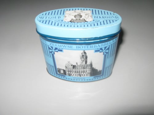 Echte zeeuwsche boterbabbelaars blik