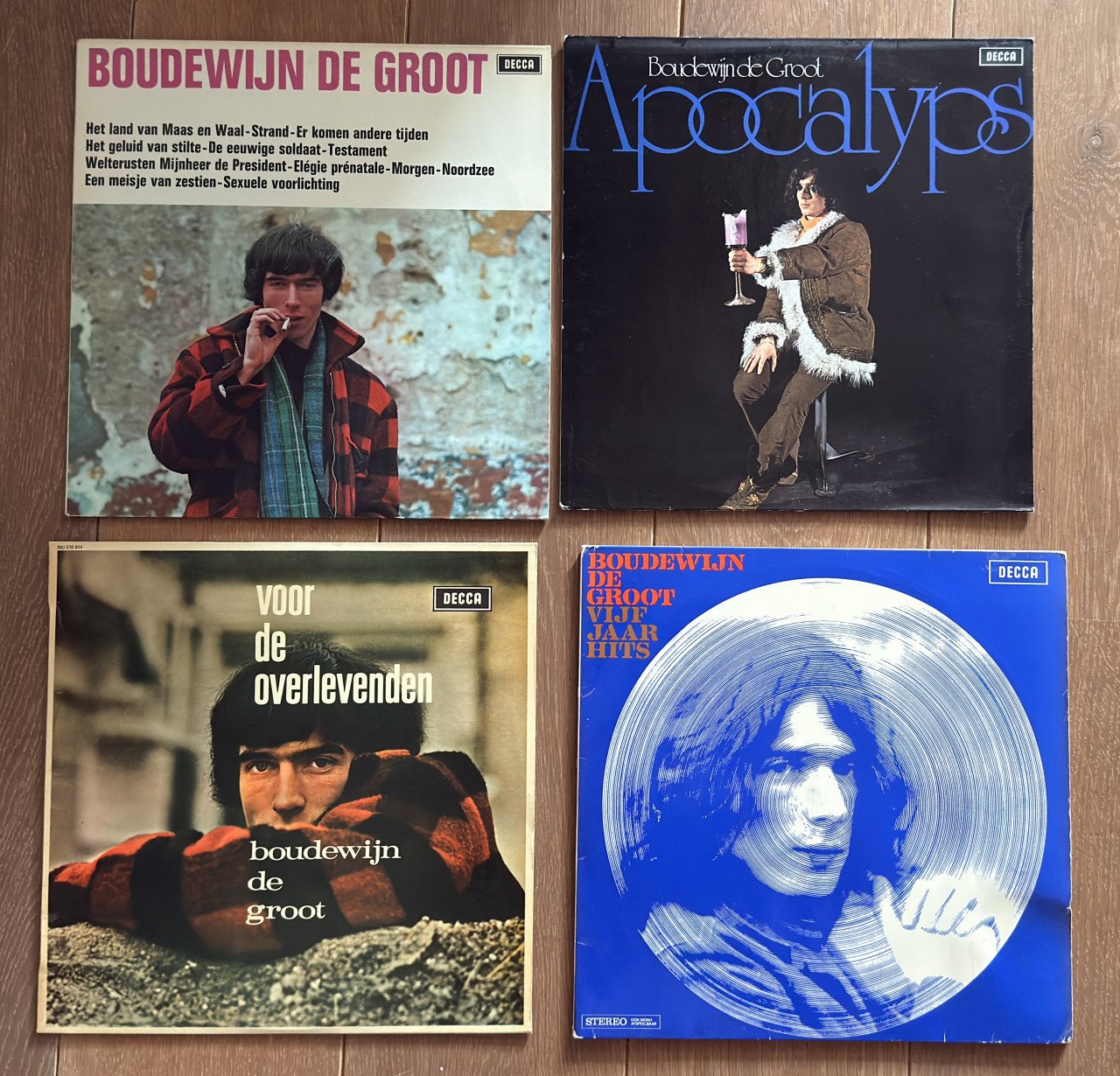 4 stuks lp Boudewijn de Groot