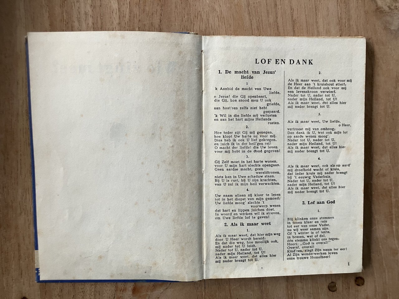 Boekje Wie zingt mee - Zondagschool liedboek (ca. 1945)