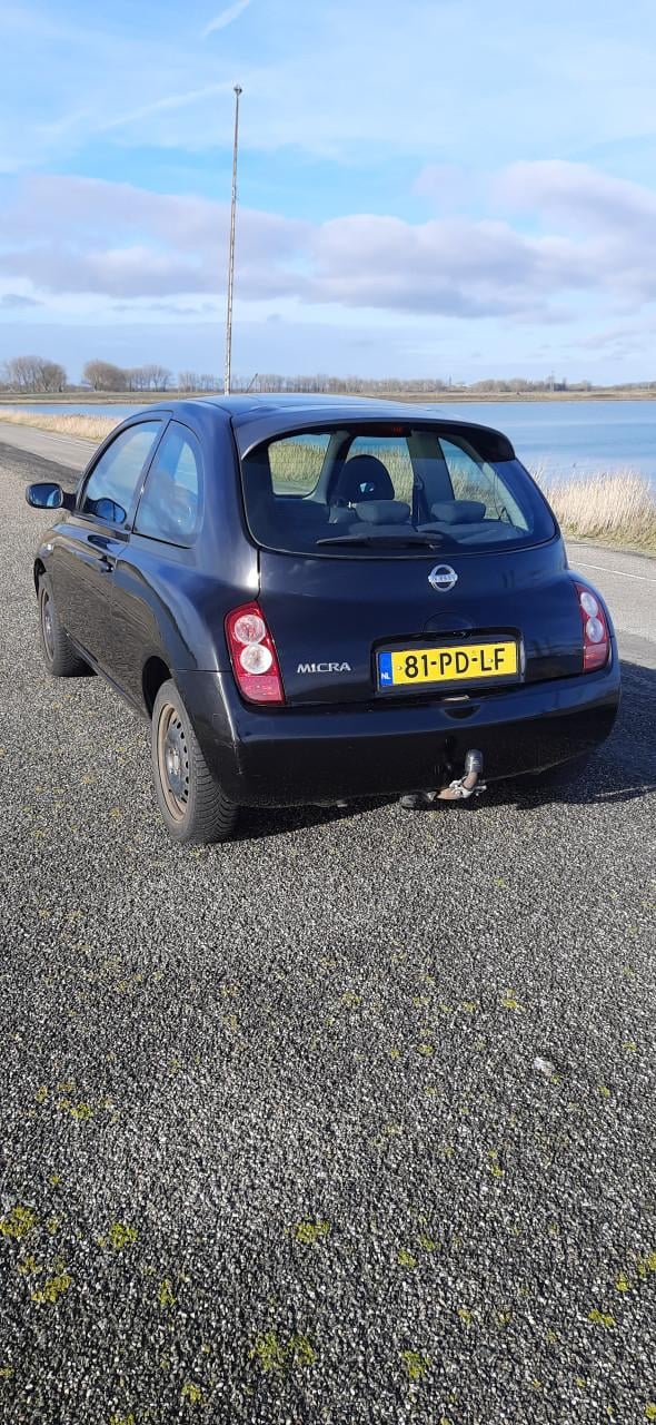 Nissan Micra 1.2 80PK Apk 2027 Airco,Stuurbr,CV,Ond Boekje Zwart metallic