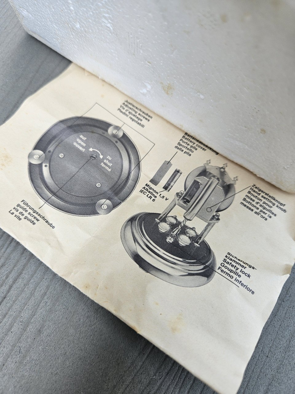 Prachtige originele duitse Franz Hermle Jaarpendule stolpklok met glas