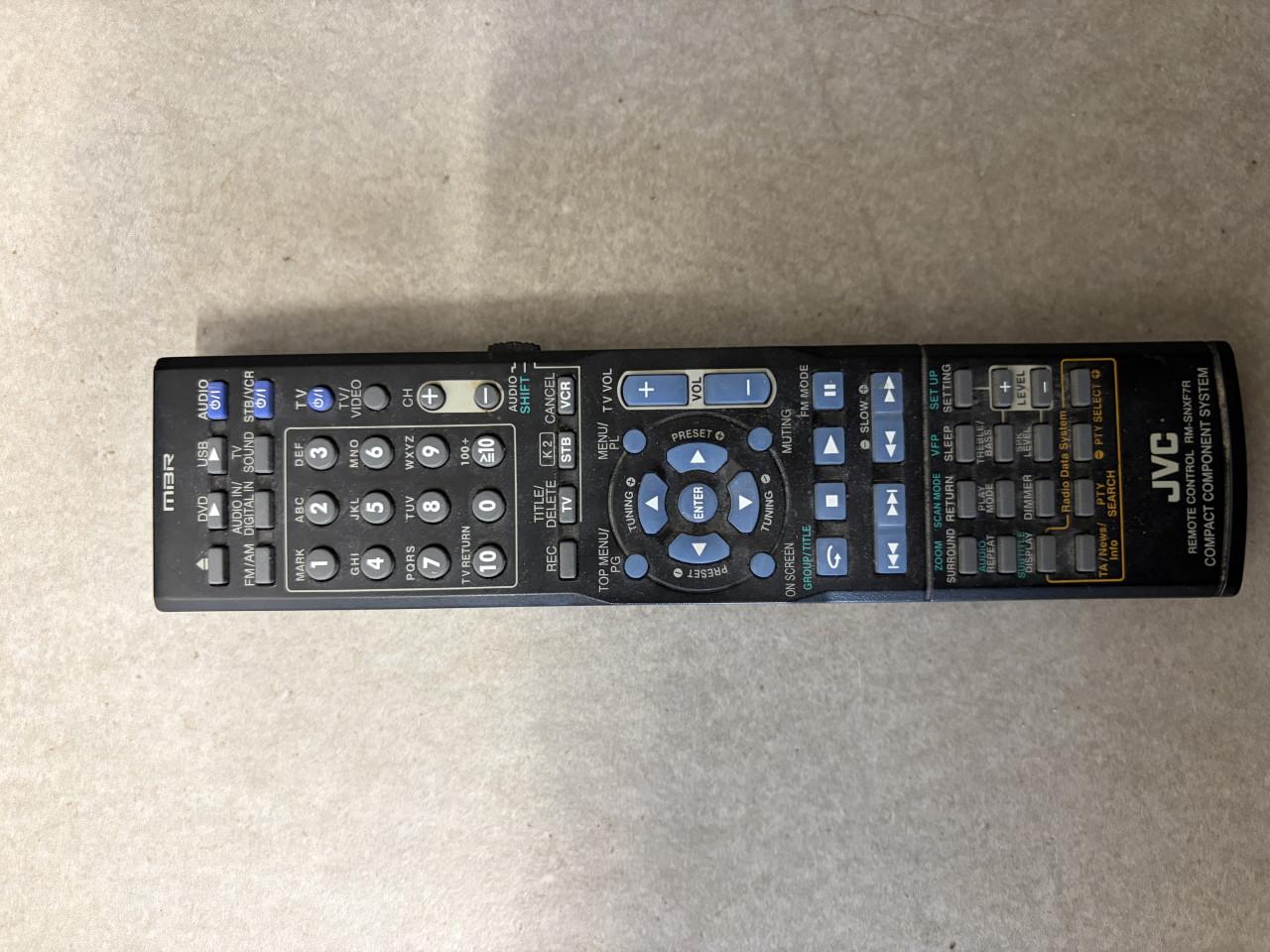 JVC NX-F7 Geluidsysteem / Home Cinema set