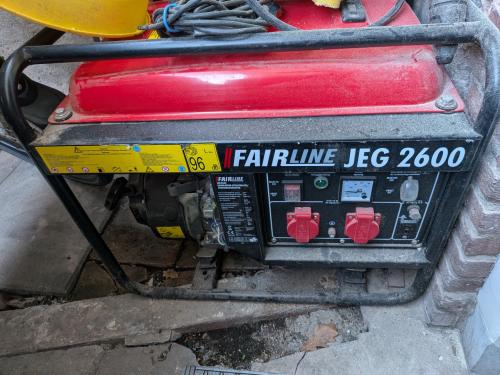 Fairline JEG 2600 Benzine Aggregaat