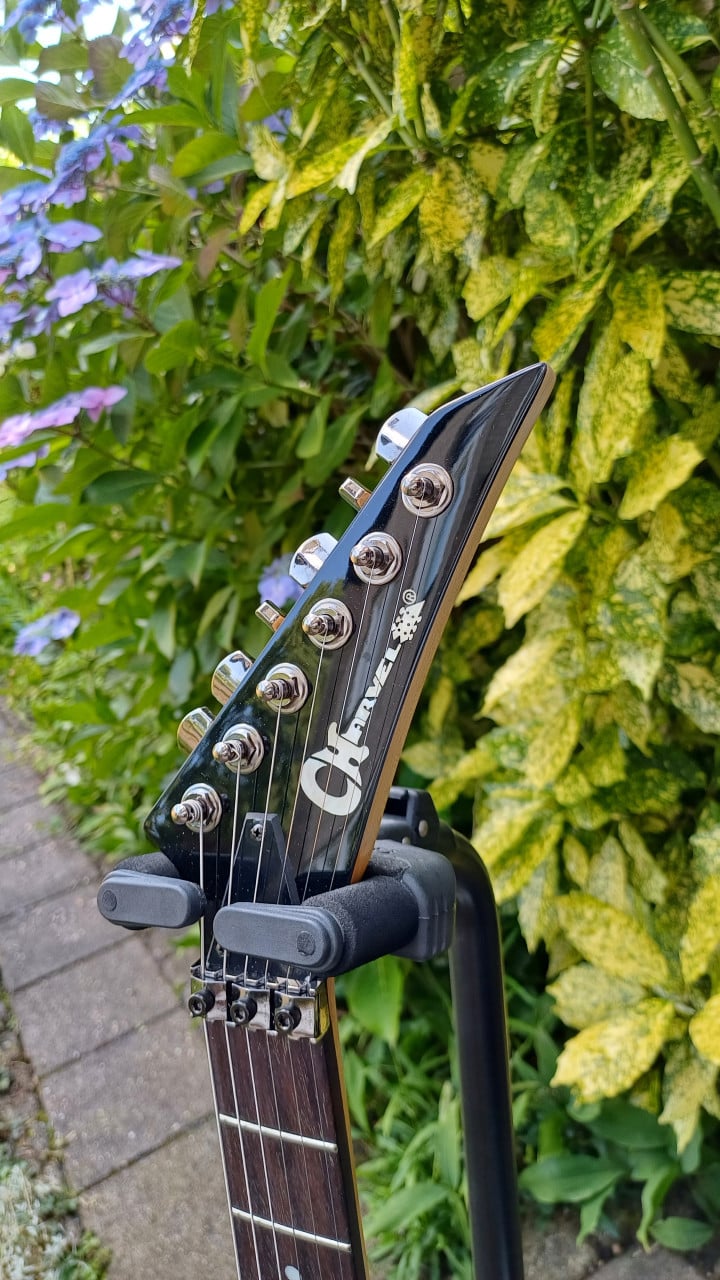 Charvel Star in Snow White met koffer
