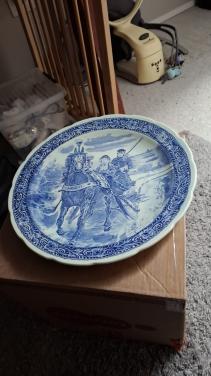 Delfts blauw bord