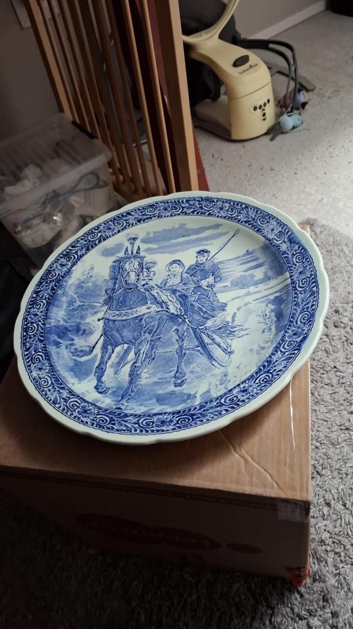 Delfts blauw bord