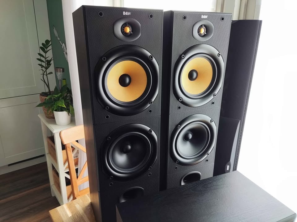 ❗❗❗ B&W DM603 en CC6 luidsprekers 🎵 🎵 Marantz SR4300 ❗❗❗