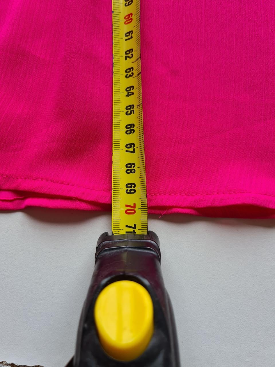 Fuchsia Roze Blouse met Strikdetail - Maat M tot XL
