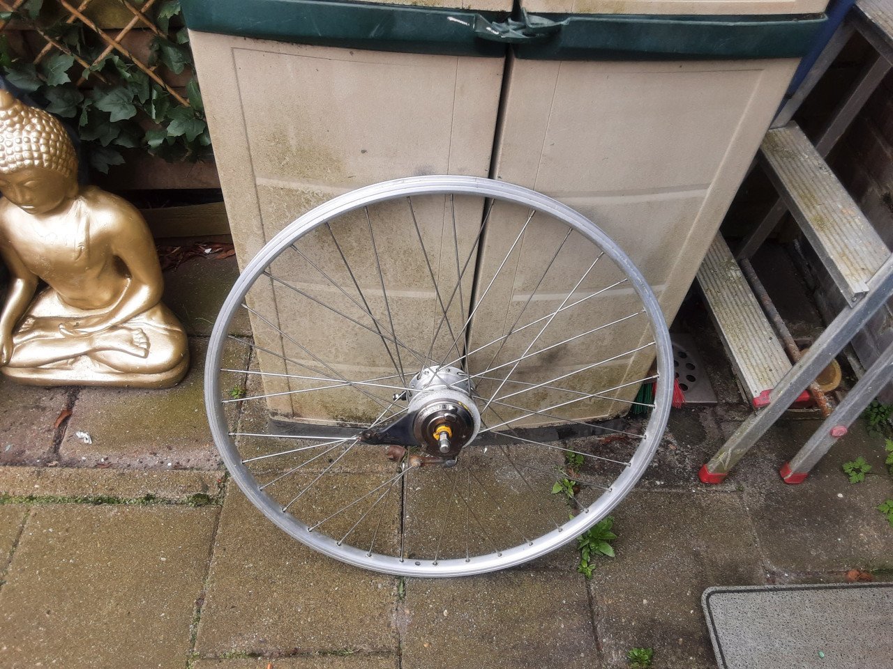 Gazelle 28 inch nexus achterwiel, 7 speed, rollerbrake rem
