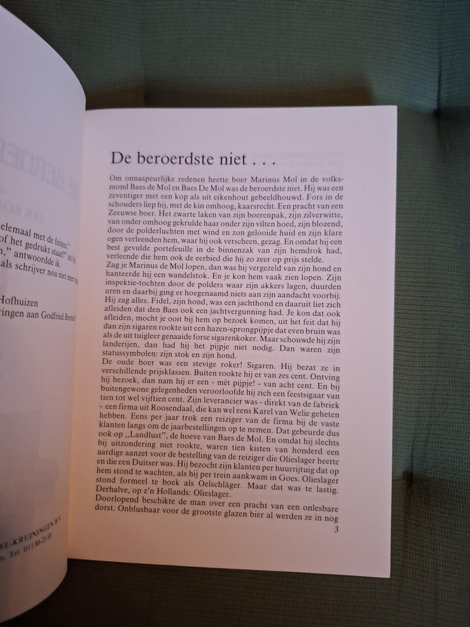 De beroerdste niet, door jan Kousemaker