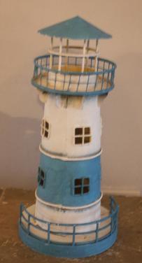 Vuurtoren theelicht houder