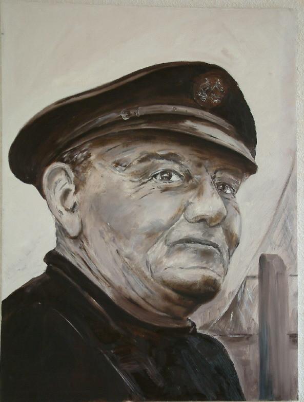 Olie verf portretten 40 x 50 cm met lijst  lijsten  zijn enkel al 75 euro