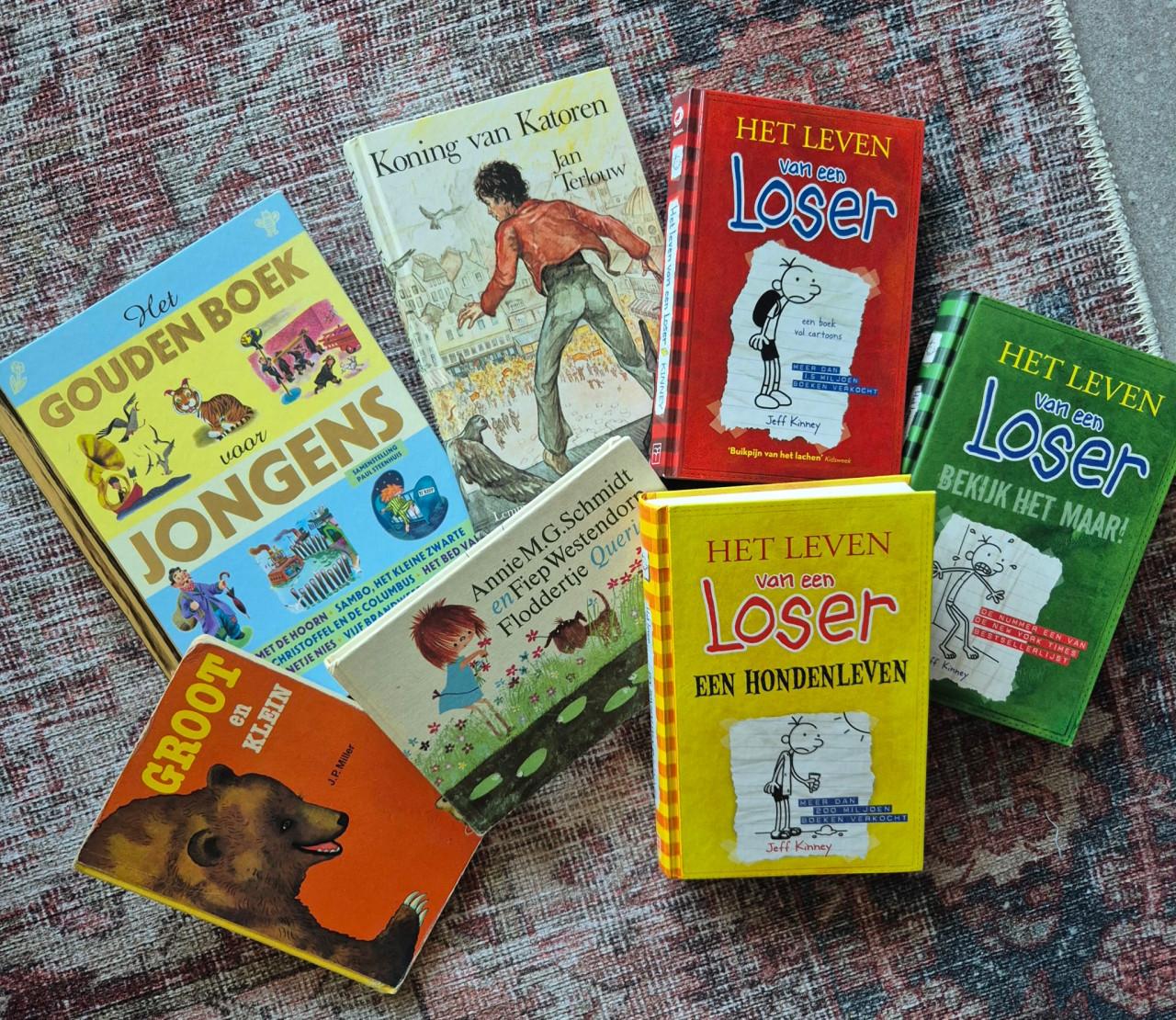 Kinderboeken ( o.a. Nijntje, Disney Boekenclub, leven van een Loser )